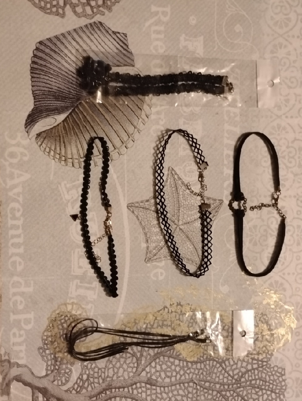 NWOT 5 Assorted Choker Necklaces